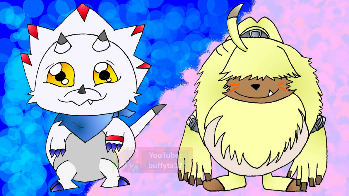 Digimon Ghost Game Gammamon Angoramon by Buffyta17 on DeviantArt