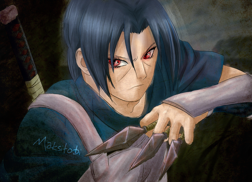 The first work in Sai - Itachi anbu -