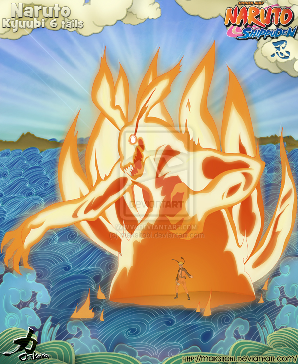 Naruto Kyuubi 6 Tails Chikara