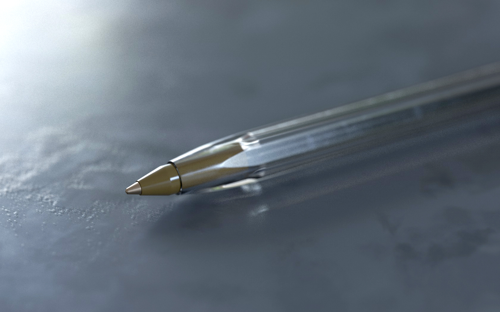 Bic pen 3D model (subdiv) C4D