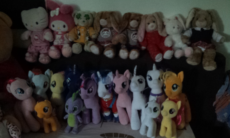 Build a bear plushies + ponies 12.5.15