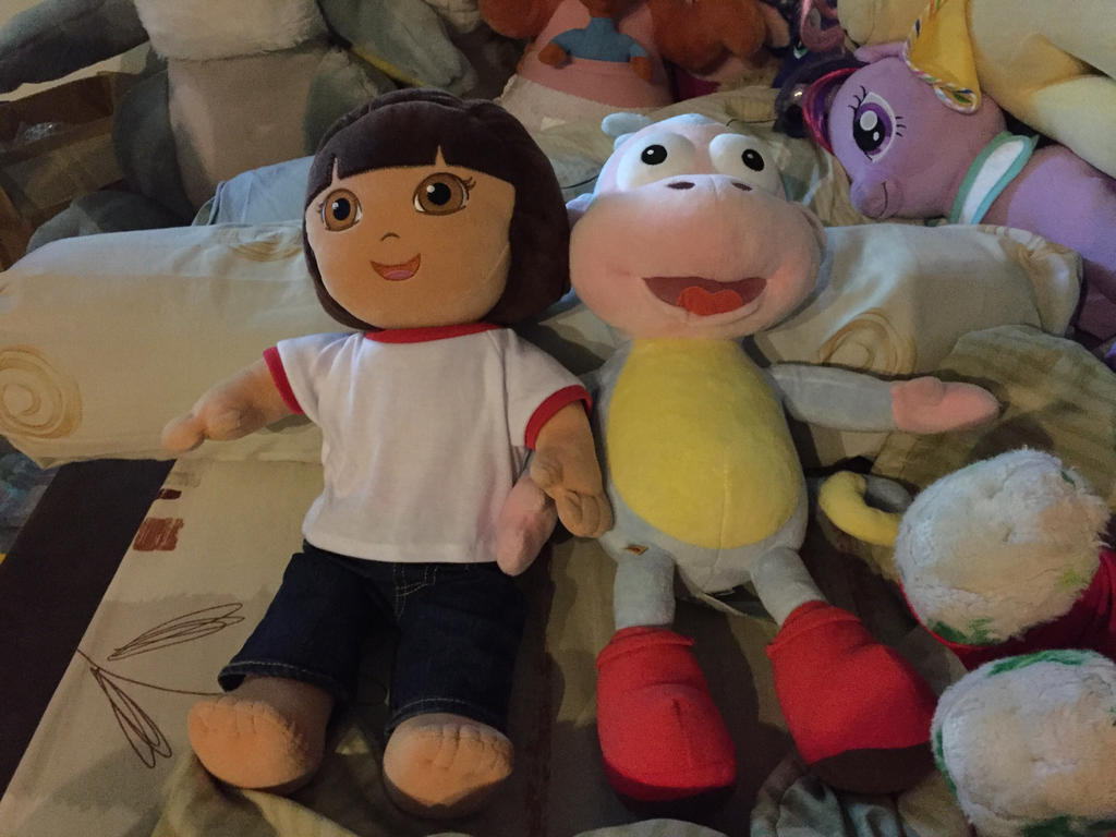 Build a bear Dora and boots by angelicoreXX on DeviantArt