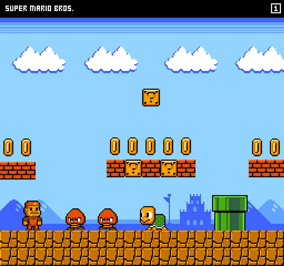 Super Mario Bros (Nes) by spadethehero123 on DeviantArt