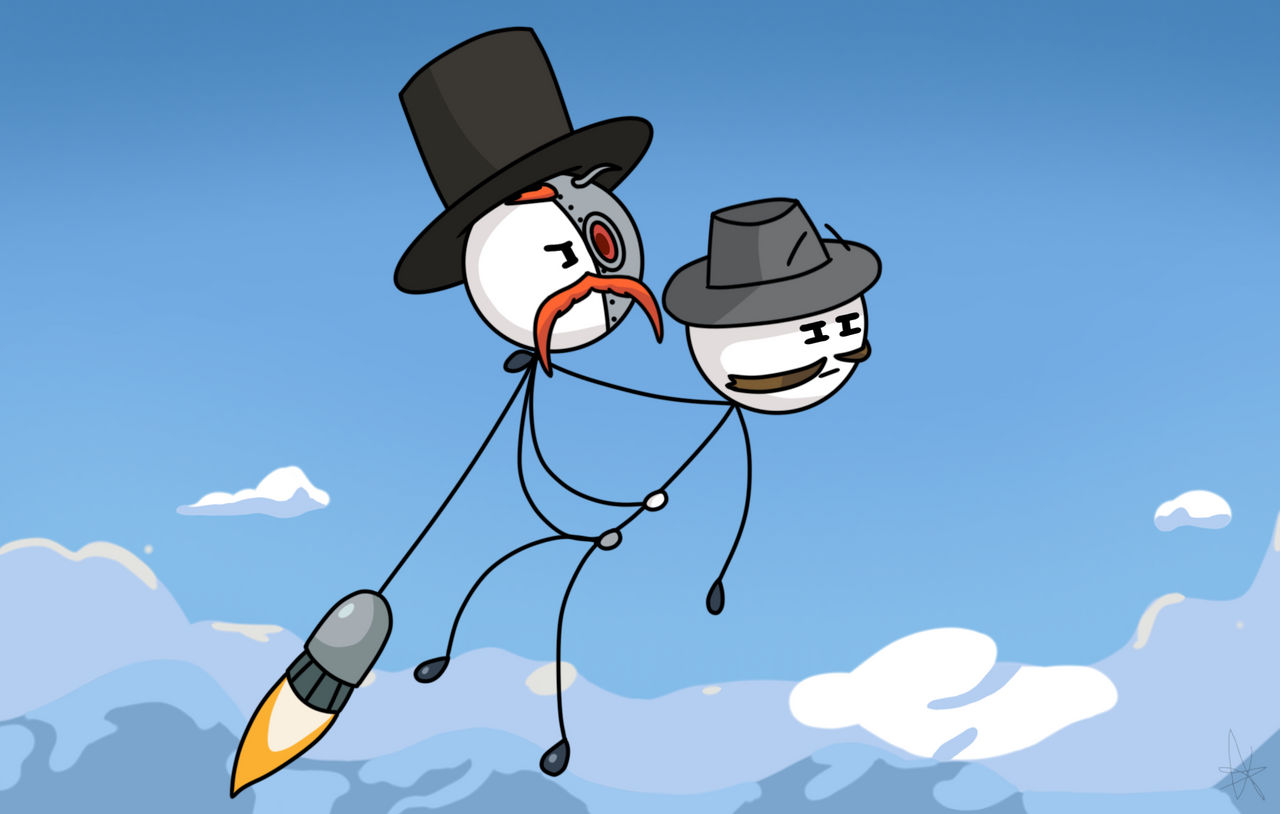 Reginald Rhm Redraw - Reginald and RHM by MlpStarluck9924 on DeviantArt
