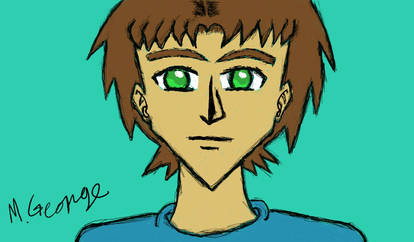 Anime Guy (done using galaxy note tablet 10.1)