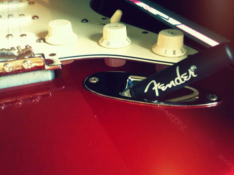 Candy Apple Red Fender