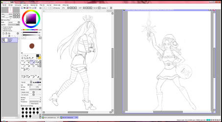 League of Legends Christmas art work in progress!!