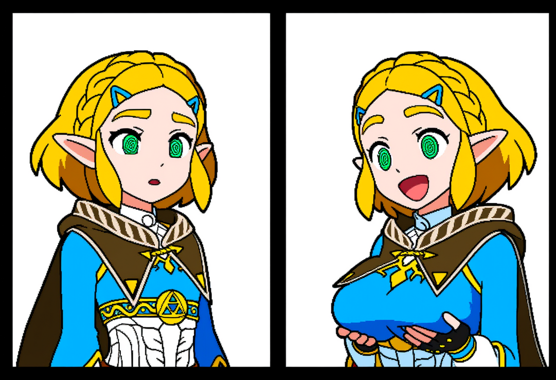 Other Assorted Zelda TF's (Bimboification) by zeitgeist1234 on DeviantArt