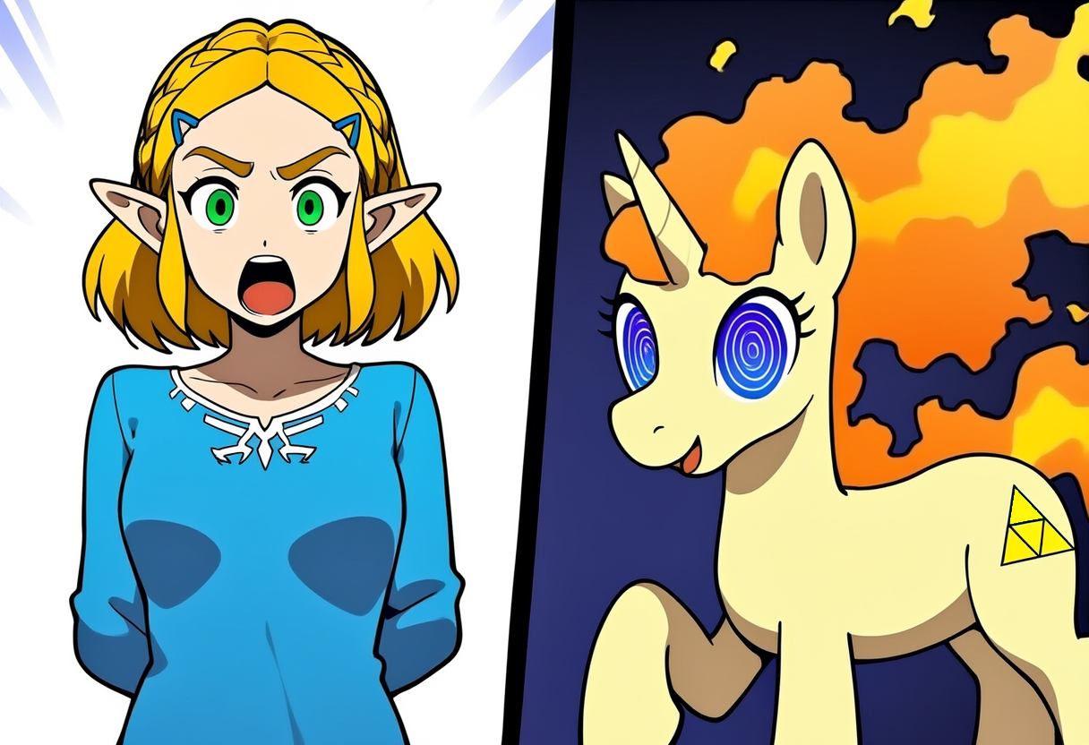 Zelda horsing around TF (4 imgs + short story) by zeitgeist1234 on ...