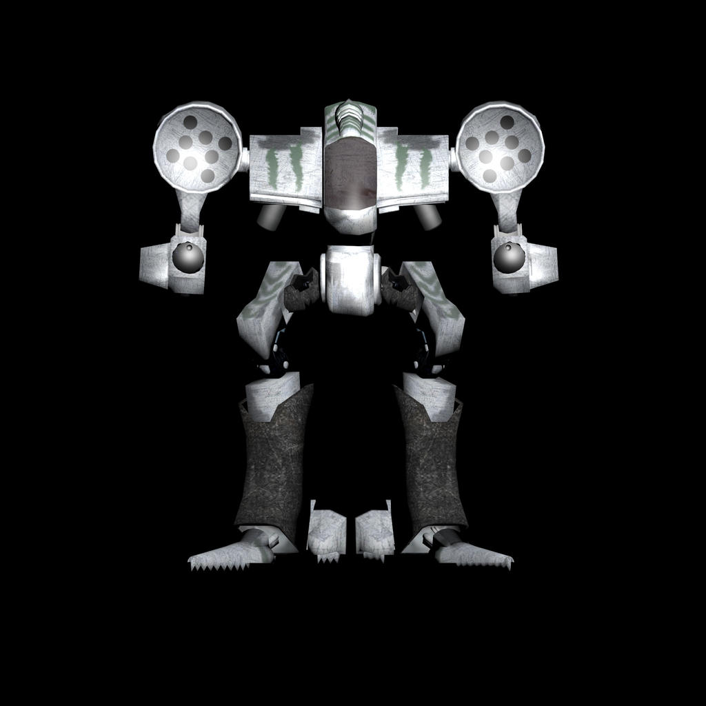 Mech render by b-lea on DeviantArt