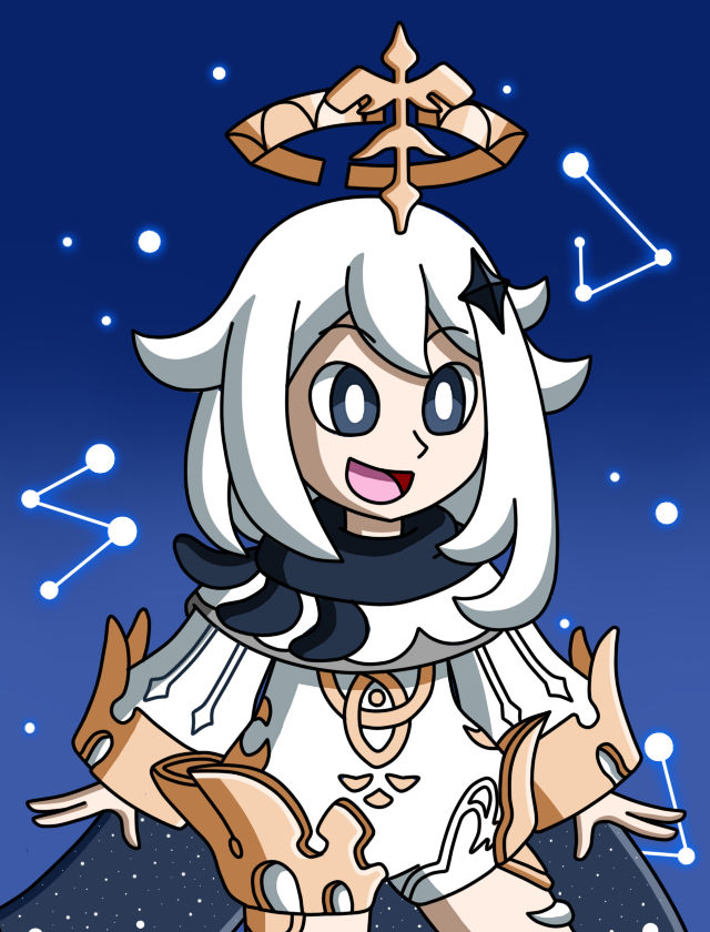 Paimon by CartoonArtistX on DeviantArt