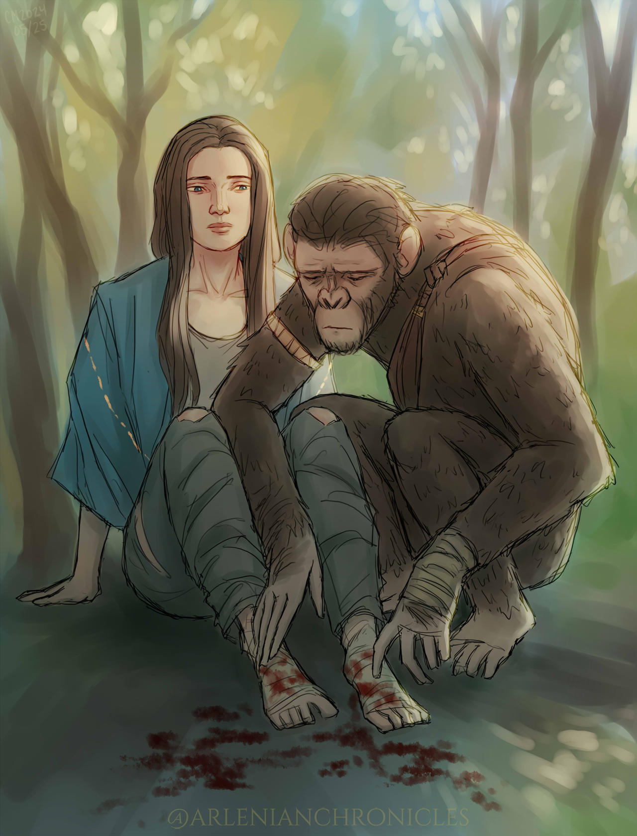 Injured Feet by ArlenianChronicles on DeviantArt