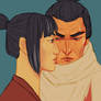 Portrait of the Divine Heir and His Shinobi