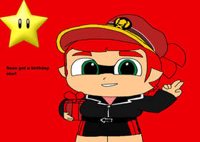 Sean got a birthday star!