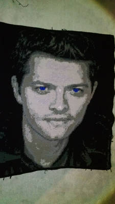 Misha Collins Crochet Portrait