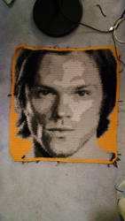 Crocheted Sam Winchester