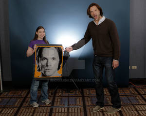 Jared and his crochet portrait