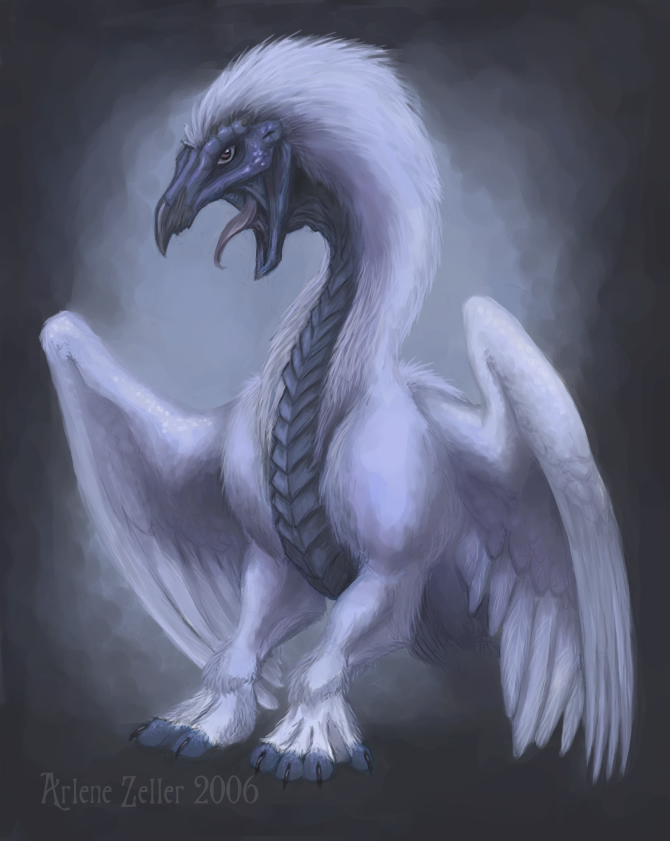 Feathery Ice Dragon