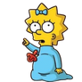 Shocked Maggie Simpson (PNG)