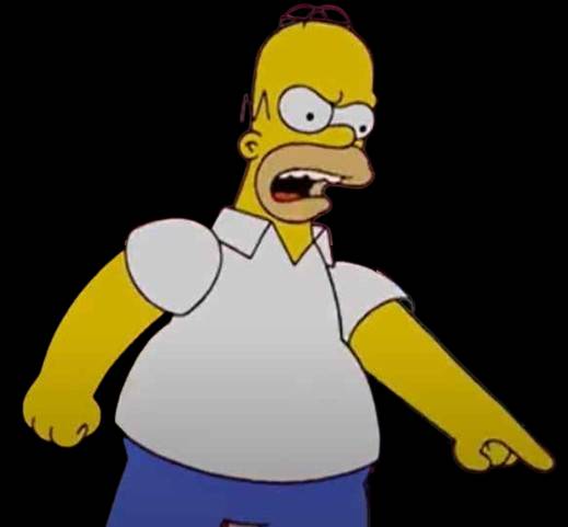 Homer Rage Rising Homer Simpson Angry (PNG) by sammothetoontownfan on DeviantArt
