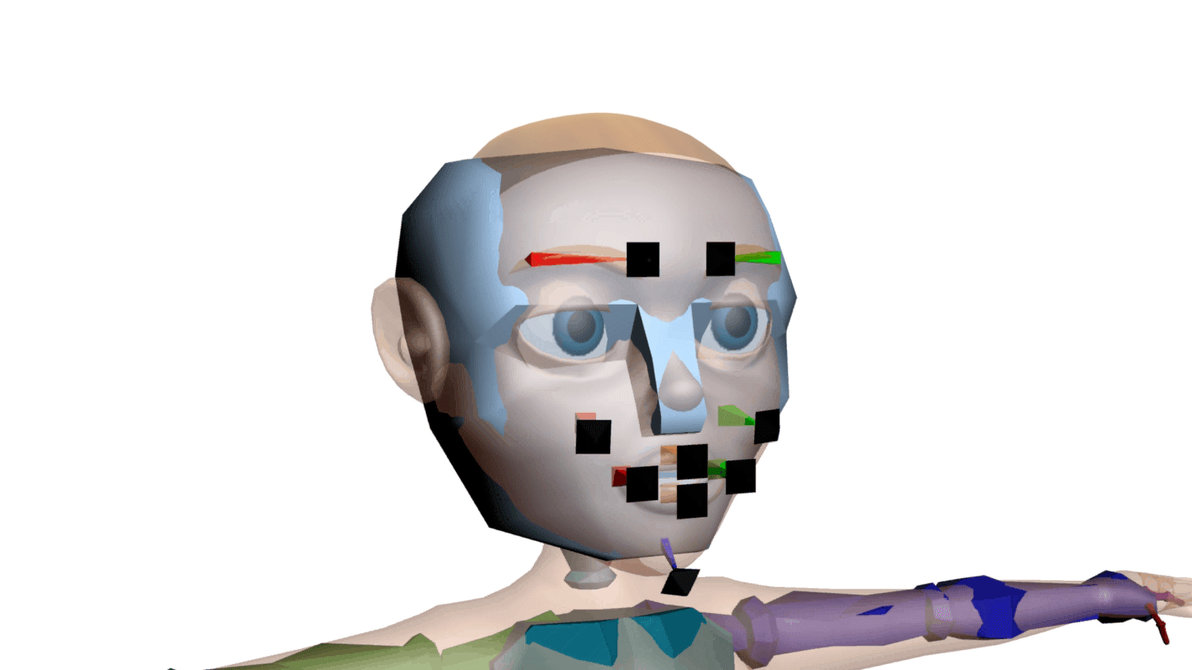 A simple face rig. by misterprickly on DeviantArt