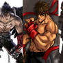 Devil Jin, Evil Ryu, Kusanagi