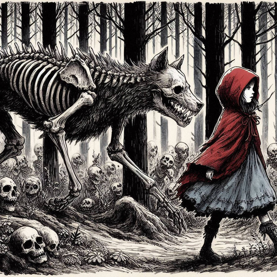Red Riding Hood Rib Bone Red Riding Hood by LordOfBones01 on DeviantArt