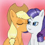 RariJack Kiss on the cheek