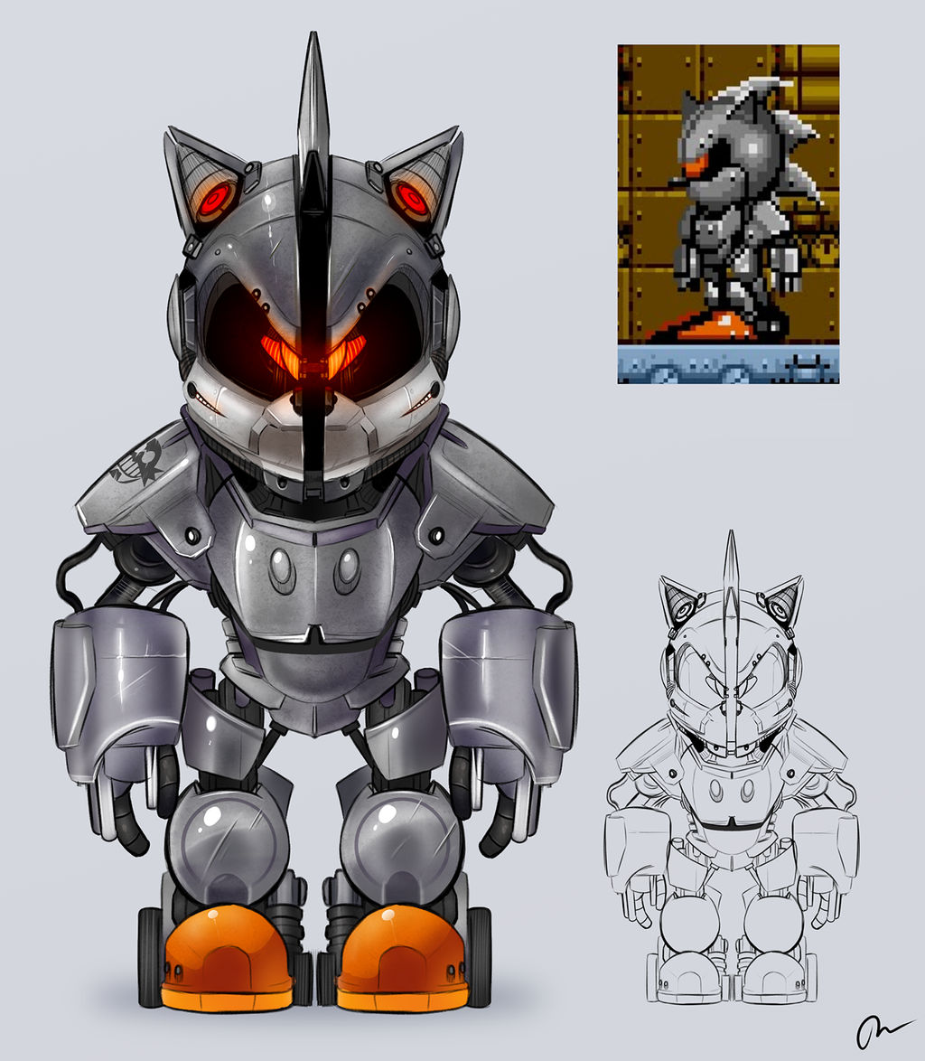 Silver 'Metal' Sonic - Redesign Concept by Danny-Jay on DeviantArt