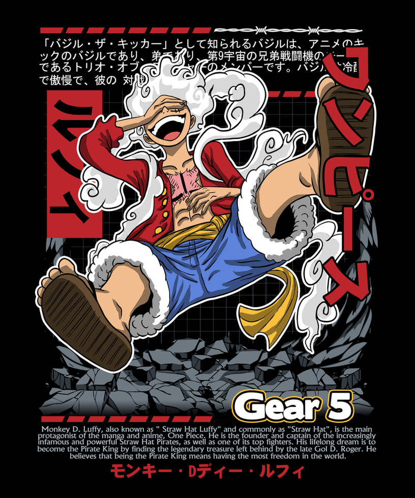 Monkey D. Luffy - Gear 4 by ByMatius on DeviantArt