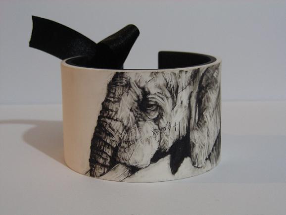 Elephant cuff bracelet