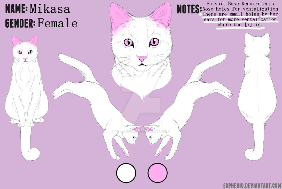 Mikasa Reference sheet