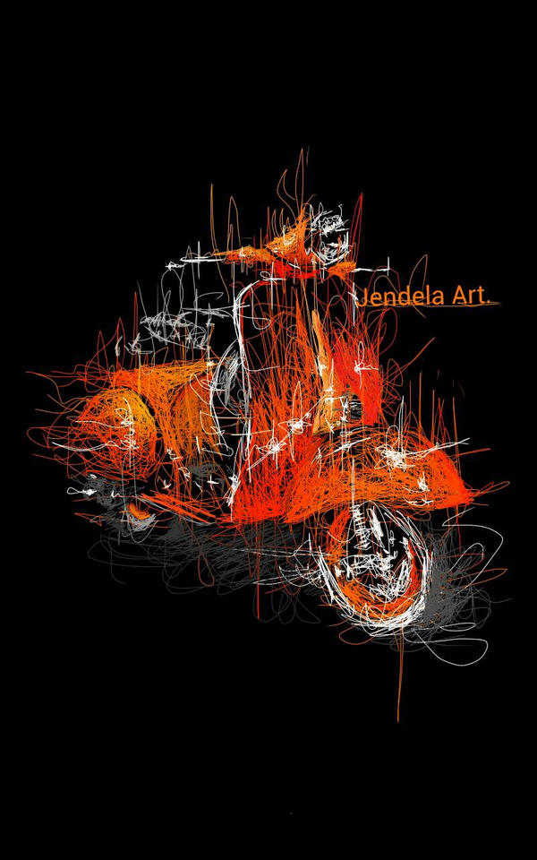 vespa by Jendela-Art on DeviantArt