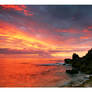 Cottesloe Beach 'burning sky'