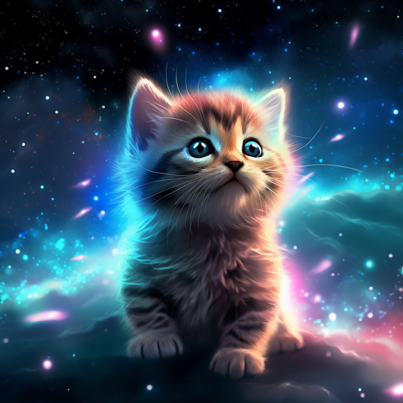 Space kitten by Builderrhys on DeviantArt