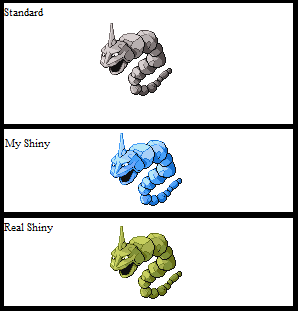 Pokemon #6095 Shiny-Crystal-Onix Shiny Picture - For Pokemon Go