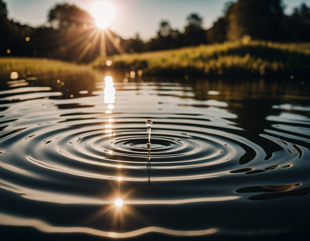 A circle of ripples radiating out from a point not by Arutha767 on ...