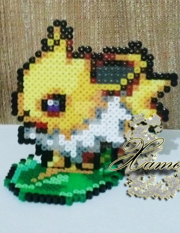 Jolteon 3D - Hama Beads Midi