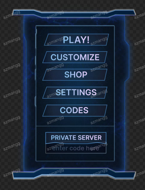 Leveling System Ui Solo Leveling style main menu UI by azmangg on DeviantArt