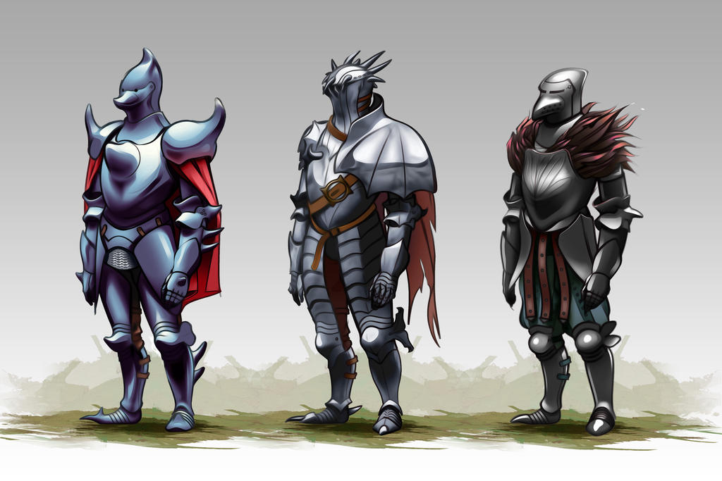 Knight Armor Concepts by ManedW0lf on DeviantArt