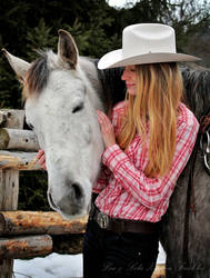 Cowgirl and her Horse