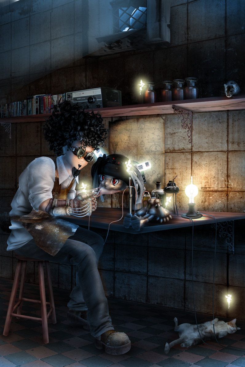 steampunk toymaker