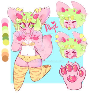 {CLOSED} Original Adopt: PINK LEMONADE, FENNEC FOX