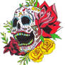 Day of the dead skull