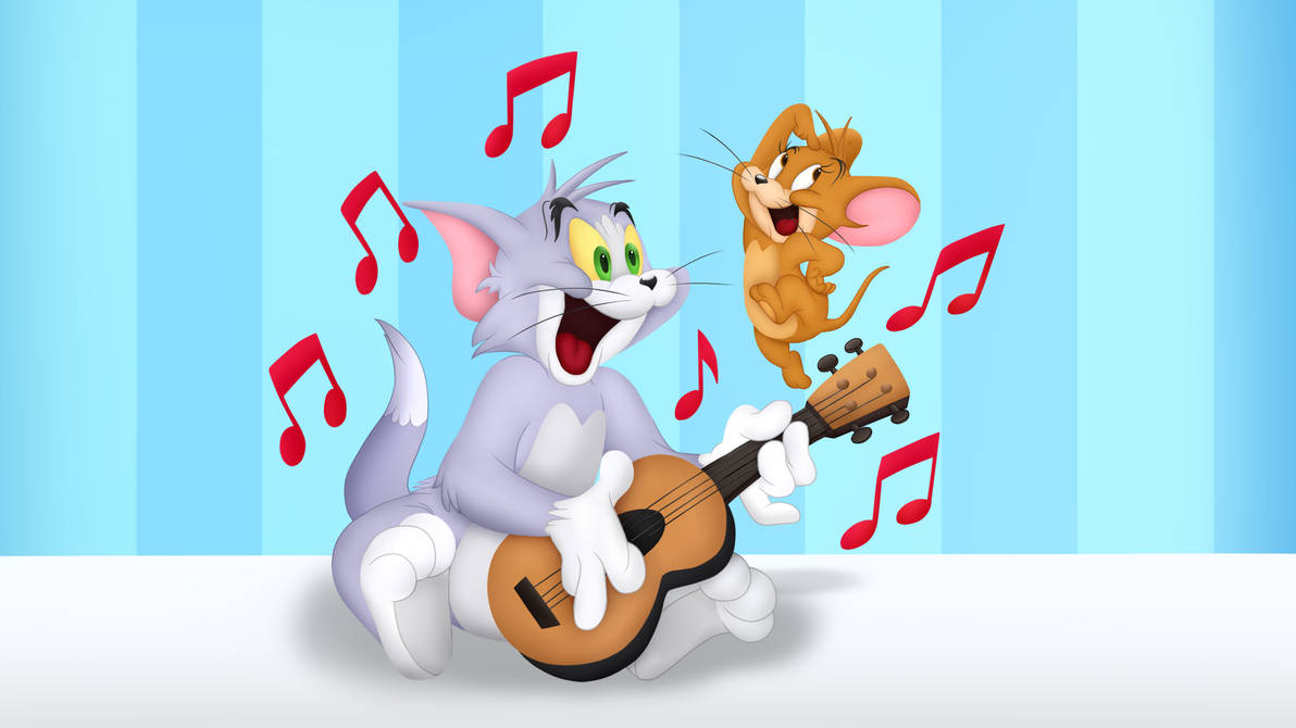 Tom and Jerry - Playing a Guitar by RitaLogicArts on DeviantArt