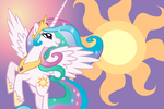 Princess Celestia Wallpaper by Luuandherdraws