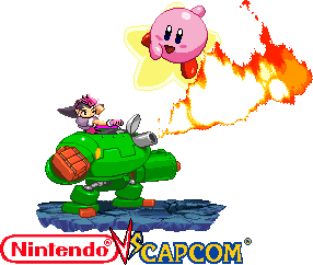 Tron bone vs Kirby Nintendo vs Capcom