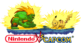 Blanka vs Pikachu Nintendo vs capcom