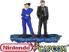 Phoenix Wright and Kyle Hyde