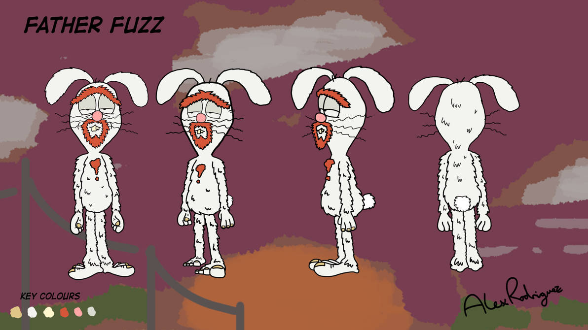 Father Fuzz Character Angles by LatentLoon on DeviantArt